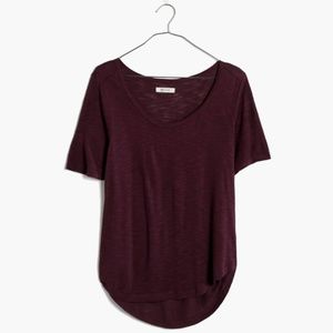 Madewell anthem scoop elbow-sleeve tee